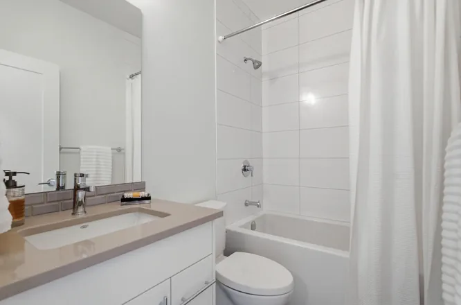 Bathroom in the Alpha show home