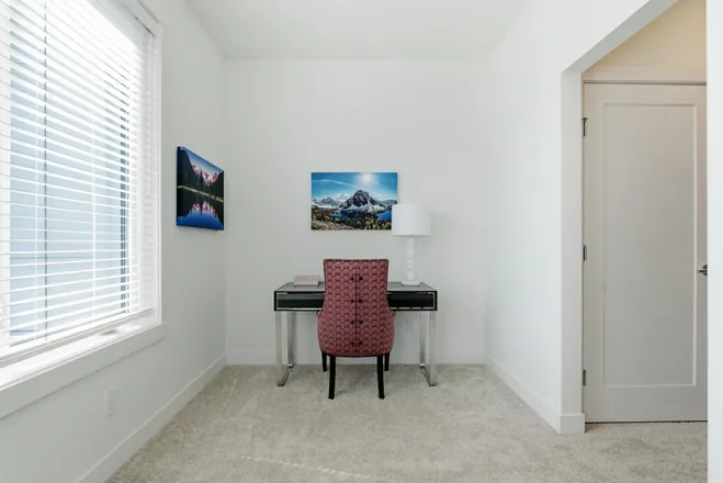 Den in the Alpha show home