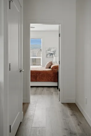 Bedroom in the Beta show home